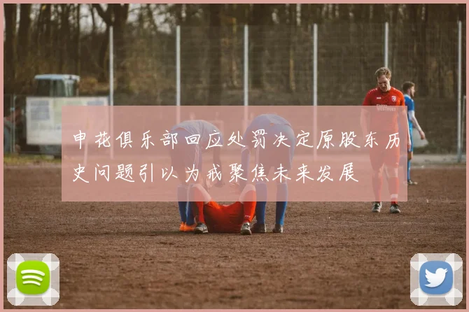 申花俱乐部回应处罚决定原股东历史问题引以为戒聚焦未来发展